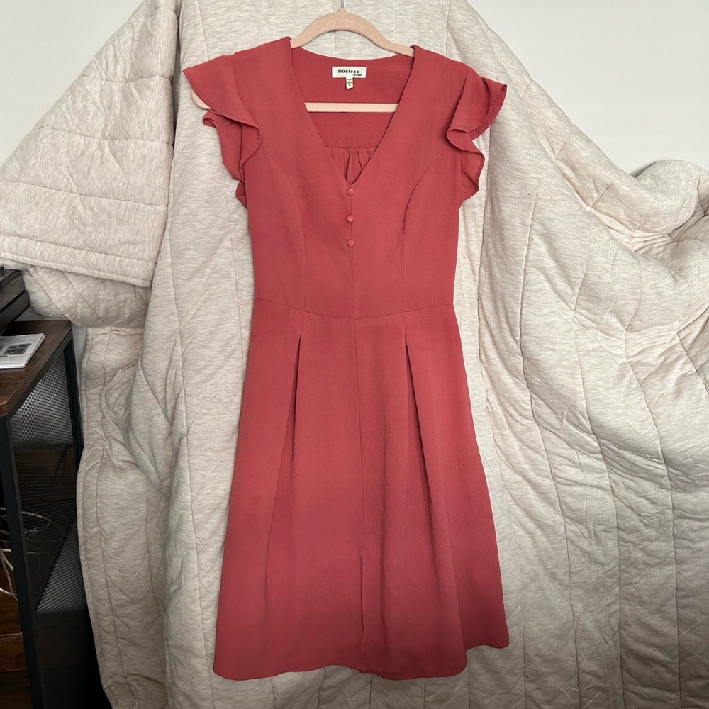 Rose fit and flare dress